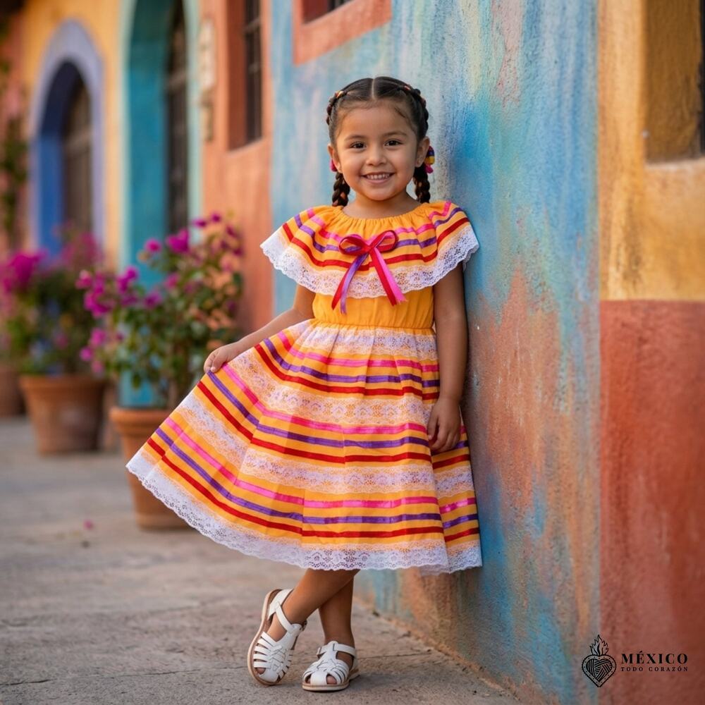 Mexican campesita peasent dress Size 0